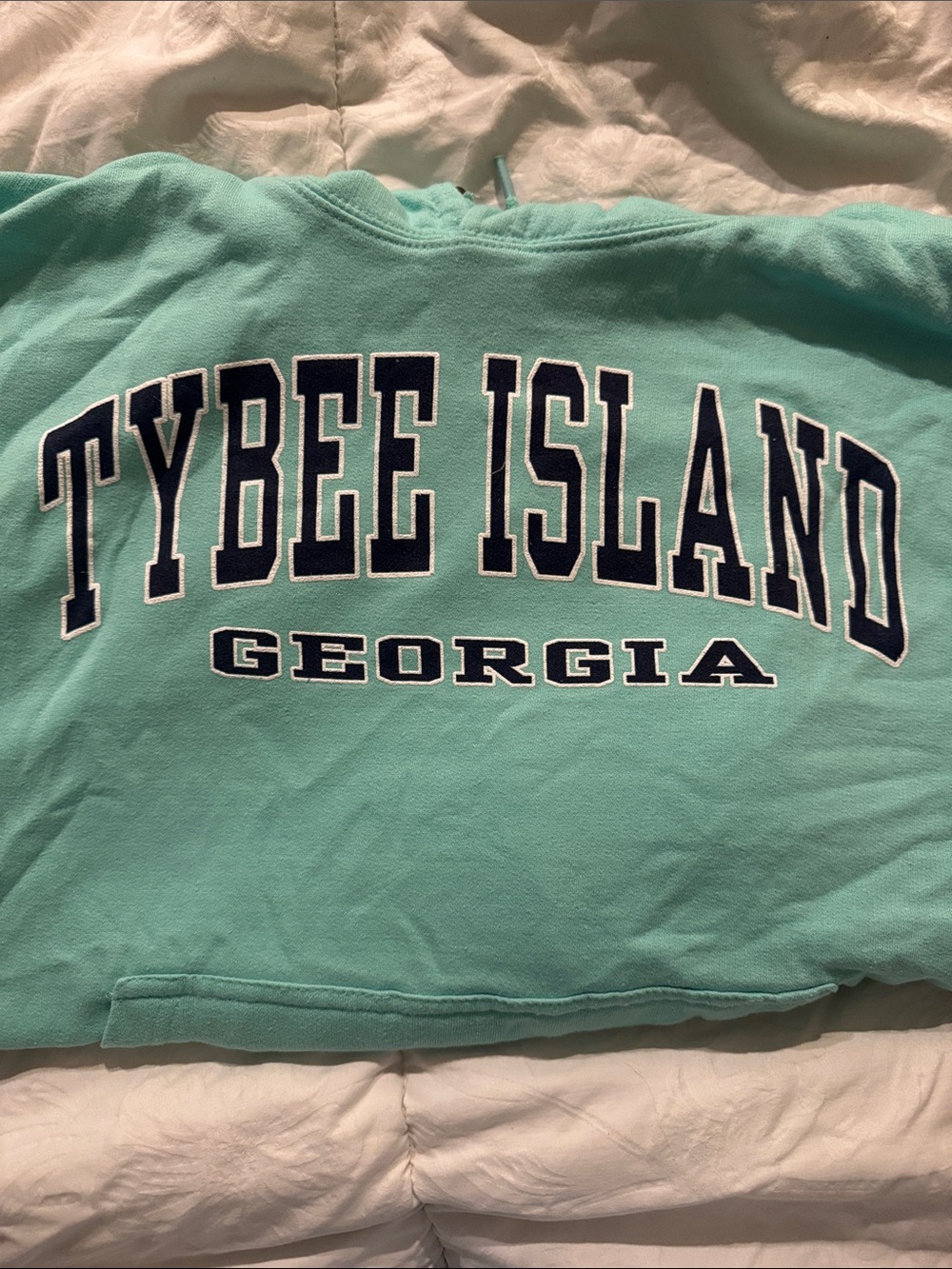 Tybee Island Georgia Pullover Sweatshirt - Mint Green